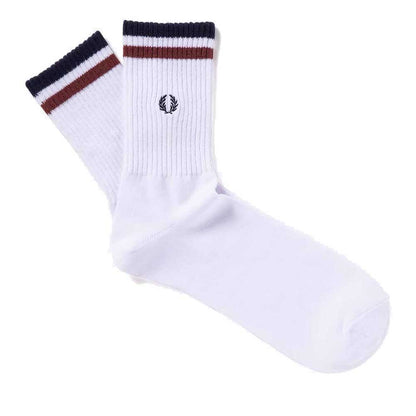 FRED PERRY フレッドペリー Tipped Short Socks F19998   ティップド ショートソックス（日本製）