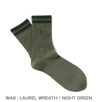 FREDPERRYフレッドペリーTippedShortSocksF19998ティップドショートソックス（日本製）