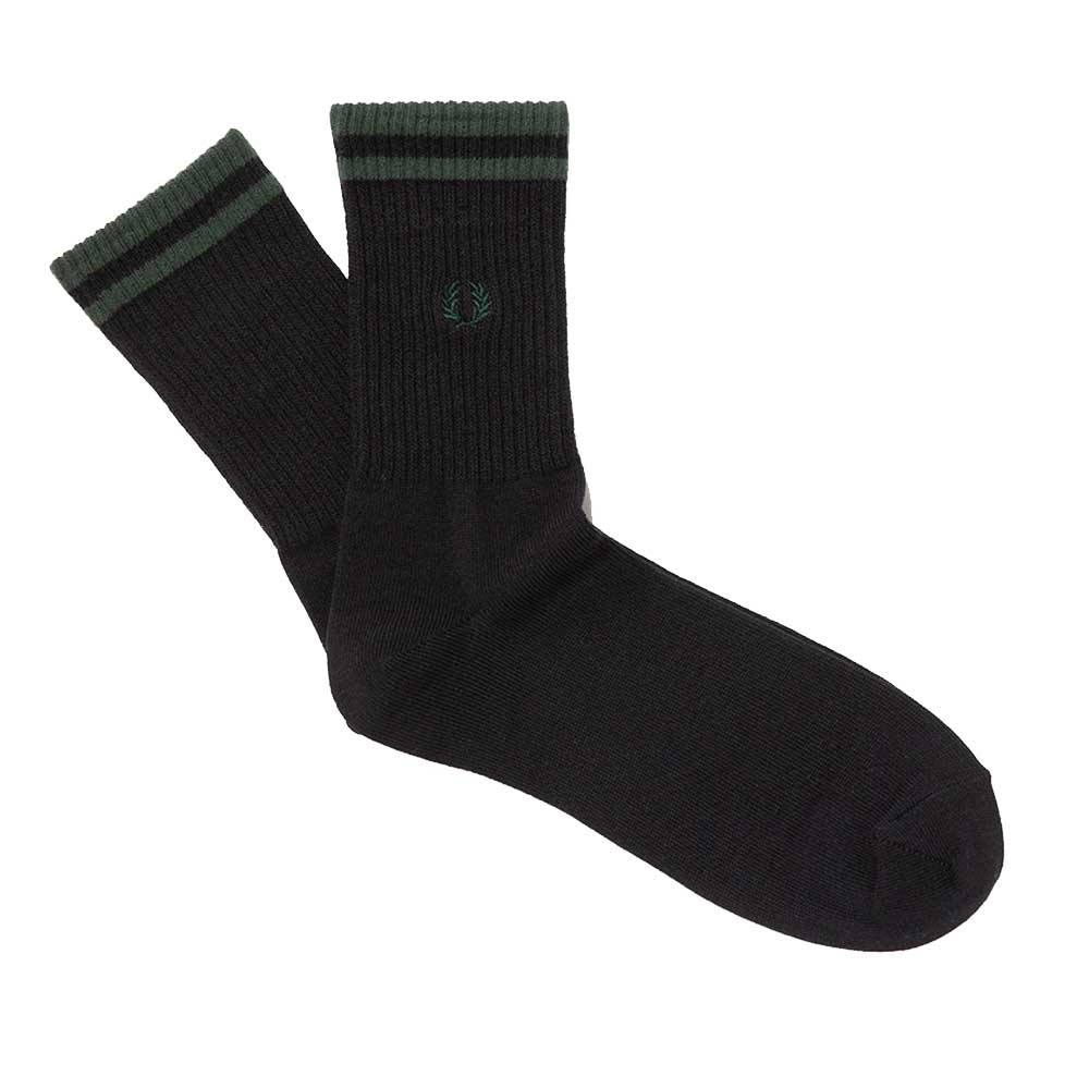 FRED PERRY フレッドペリー Tipped Short Socks F19998   ティップド ショートソックス（日本製）