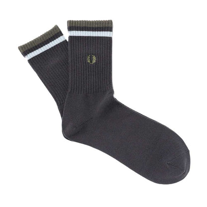 FRED PERRY フレッドペリー Tipped Short Socks F19998   ティップド ショートソックス（日本製）