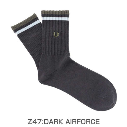 FREDPERRYフレッドペリーTippedShortSocksF19998ティップドショートソックス（日本製）