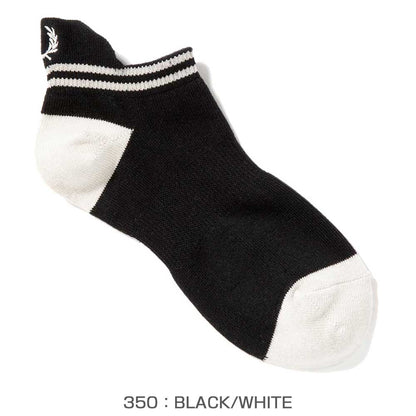 FRED PERRY フレッドペリー Tipped Rib Ankle Socks F19999 アンクルソックス（日本製）