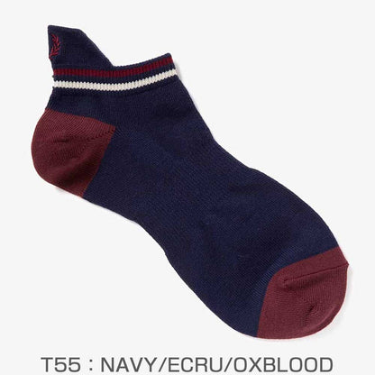 FRED PERRY フレッドペリー Tipped Rib Ankle Socks F19999 アンクルソックス（日本製）