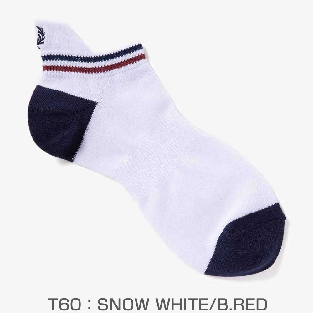 FRED PERRY フレッドペリー Tipped Rib Ankle Socks F19999 アンクルソックス（日本製）