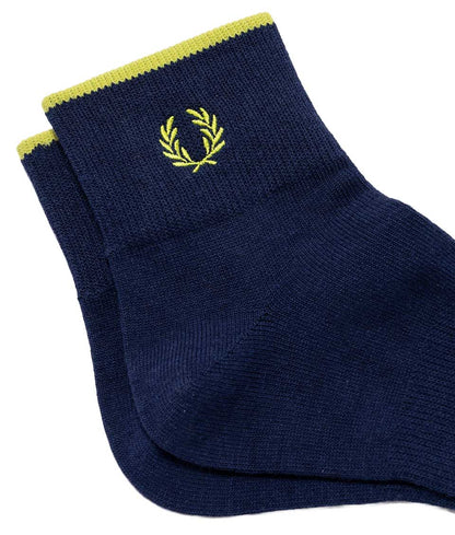 FRED PERRY フレッドペリー Single Tipped Short Socks F20009 アンクルソックス（日本製）