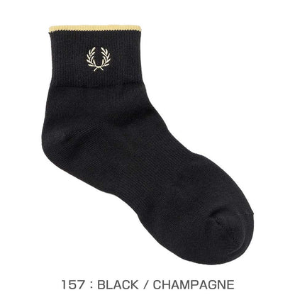 FRED PERRY フレッドペリー Single Tipped Short Socks F20009 アンクルソックス（日本製）