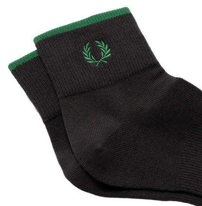 FRED PERRY フレッドペリー Single Tipped Short Socks F20009 アンクルソックス（日本製）