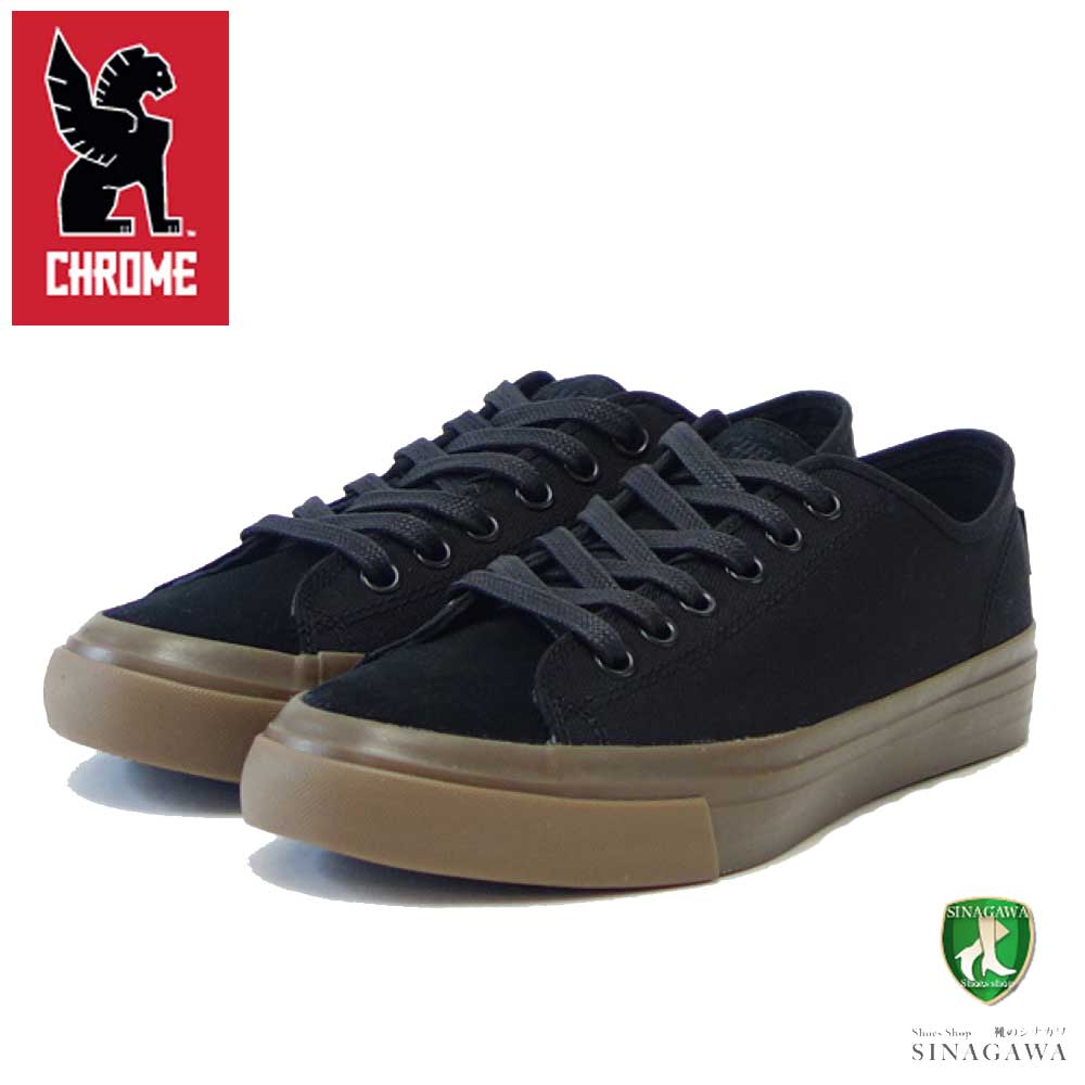 クローム CHROME KURSK AW(クルスク AW)Black / Gum (FW-173-BKGU) タフなアーバンバイクスニーカー ...