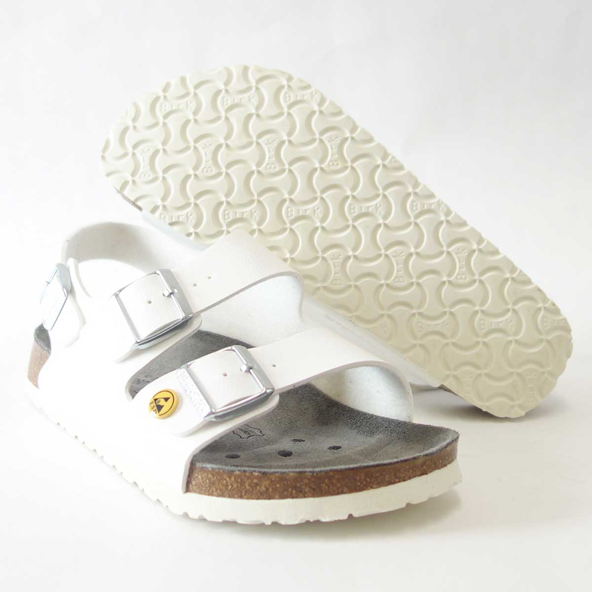 BIRKENSTOCK ビルケンシュトック プロフェッショナル  MILANO（ミラノ） ESD（帯電消散機能付き） GP 634880 ホワイト（メンズ） 「靴」サンダル ALPRO アルプロ 医療機関用