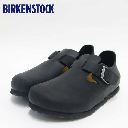 BIRKENSTOCK（ビルケンシュトック）  LONDON（ロンドン）ユニセックス GS 166543（オイルドレザー／ブラック） ドイツ生まれの快適シューズ 「靴」