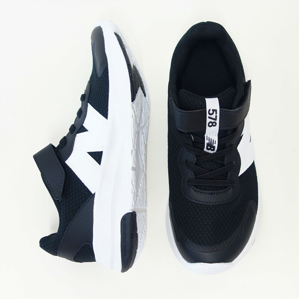 ニューバランスnewbalanceGT578BKブラックキッズスニーカー通学普段履き軽量「靴」