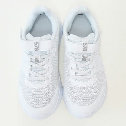ニューバランスnewbalanceGT578WWホワイトキッズスニーカー通学普段履き軽量「靴」