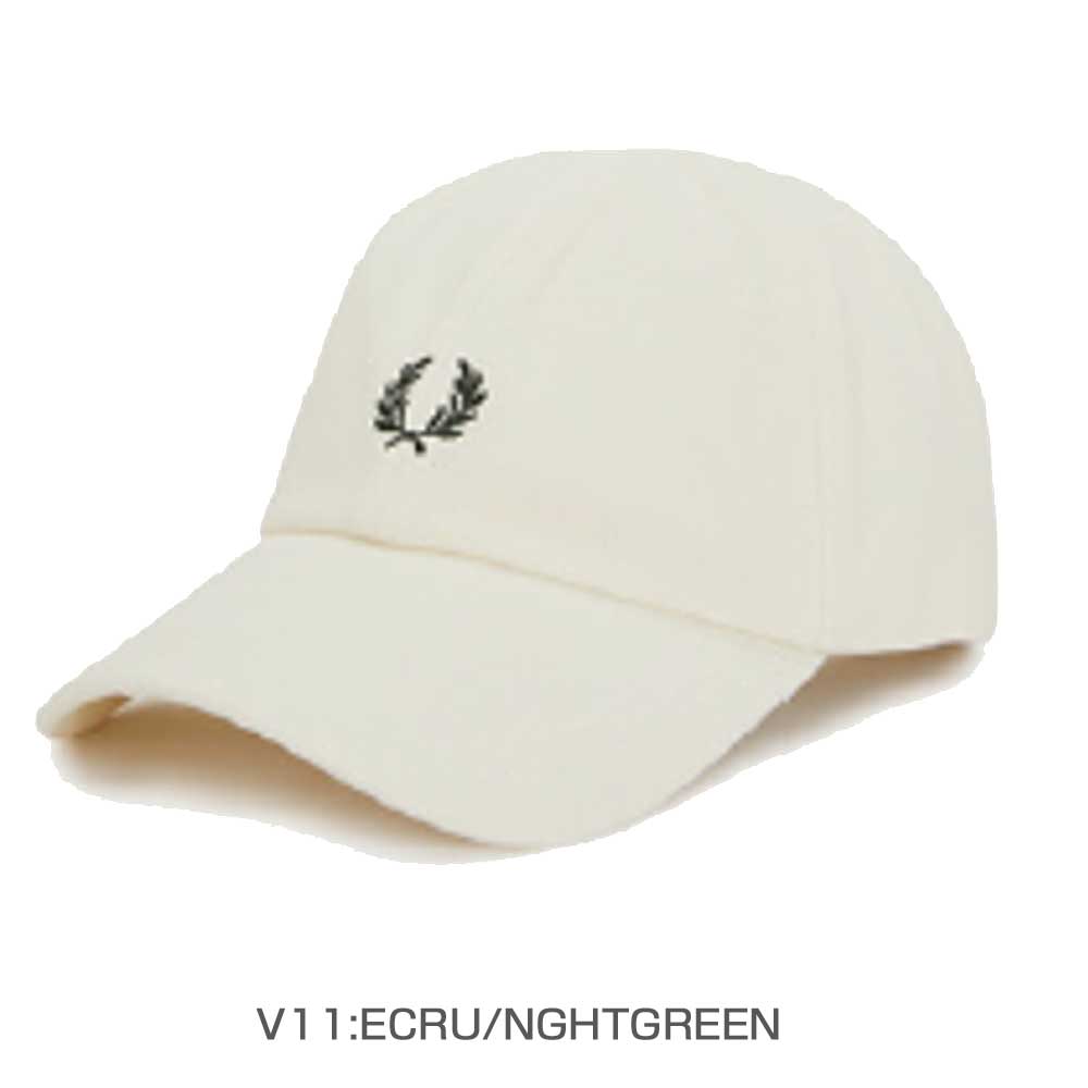 FREDPERRYフレッドペリーPiqueClassicCapHW2295（キャップ）ユニセックスフリーサイズ帽子カーブドバイザーストラップ調整
