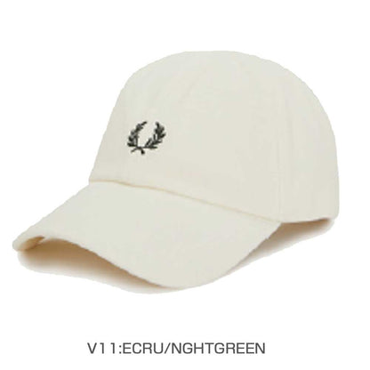FREDPERRYフレッドペリーPiqueClassicCapHW2295（キャップ）ユニセックスフリーサイズ帽子カーブドバイザーストラップ調整