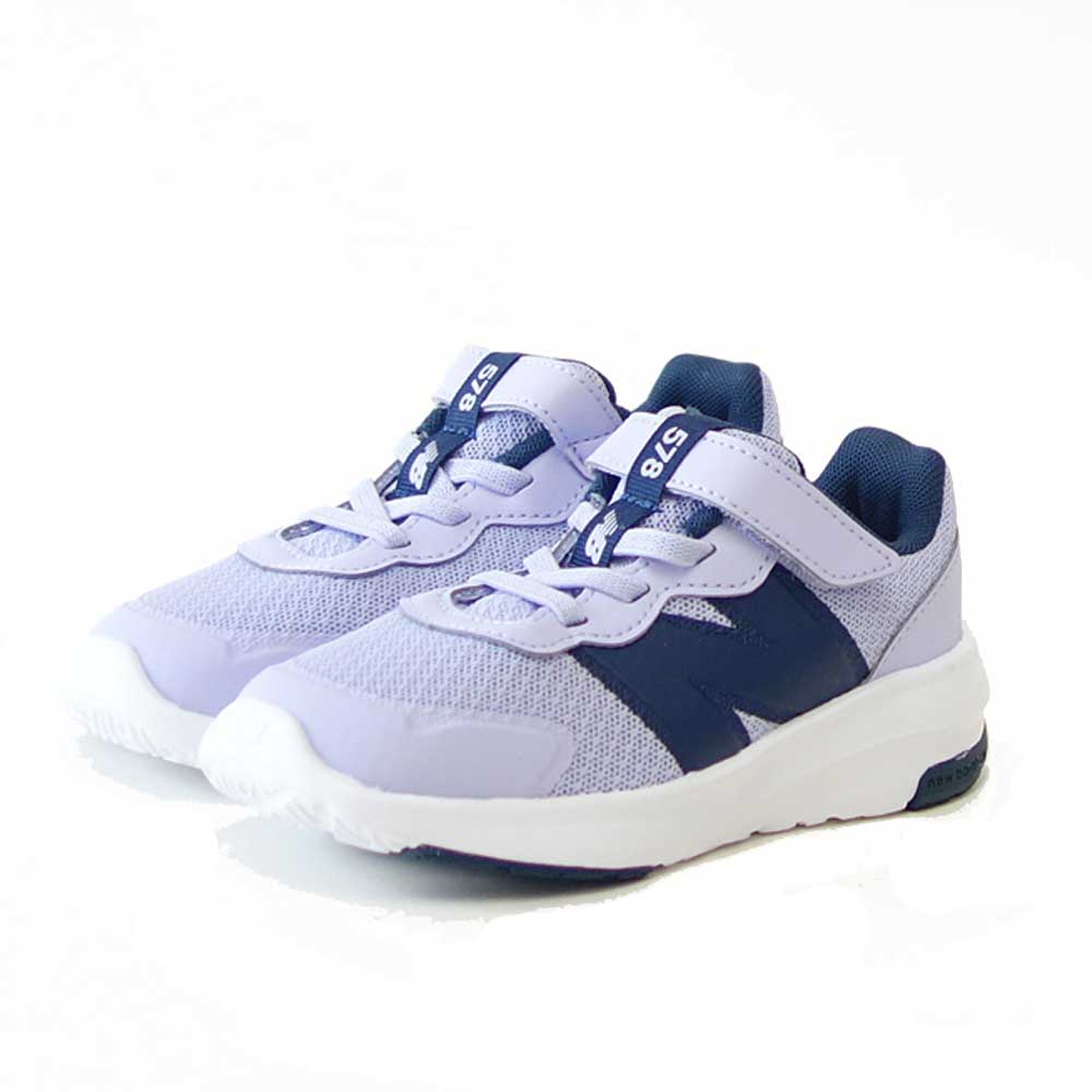 ニューバランスnewbalanceI5782AYパープル／ネイビー（リトルキッズスニーカー）マジックテープスニーカーインファント普段履き軽量「靴」