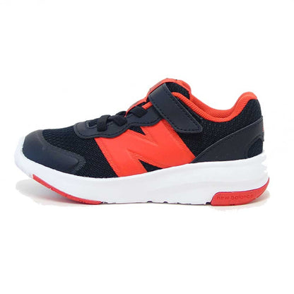 ニューバランス new balance  I57833M ブラック／オレンジ（リトルキッズ スニーカー）  マジックテープ スニーカー インファント 普段履き 軽量「靴」
