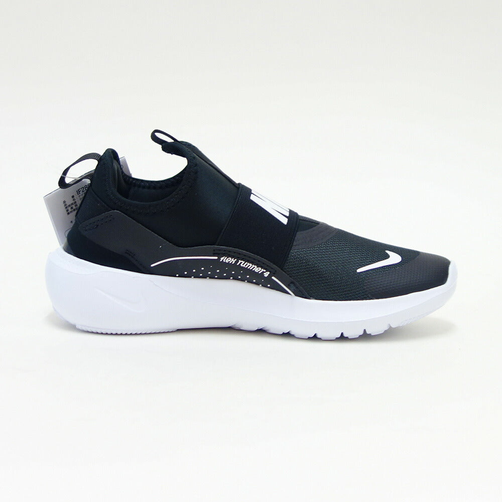 NIKEナイキIF2894002フレックスランナー4PSブラック／ホワイト（キッズシューズ）ランニングスリッポン「靴」