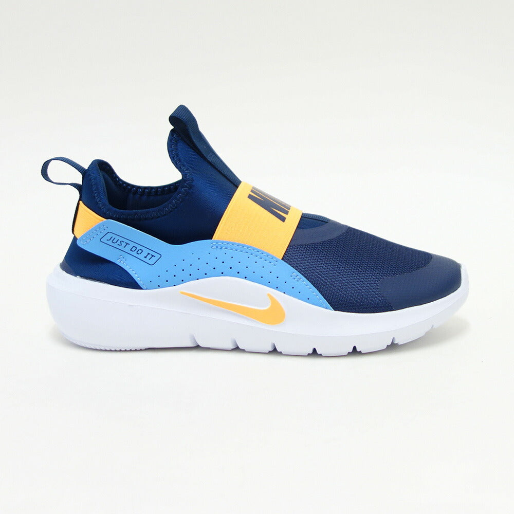 NIKEナイキIF2894403フレックスランナー4PSミッドナイトネイビー／オレンジ（キッズシューズ）ランニングスリッポン「靴」
