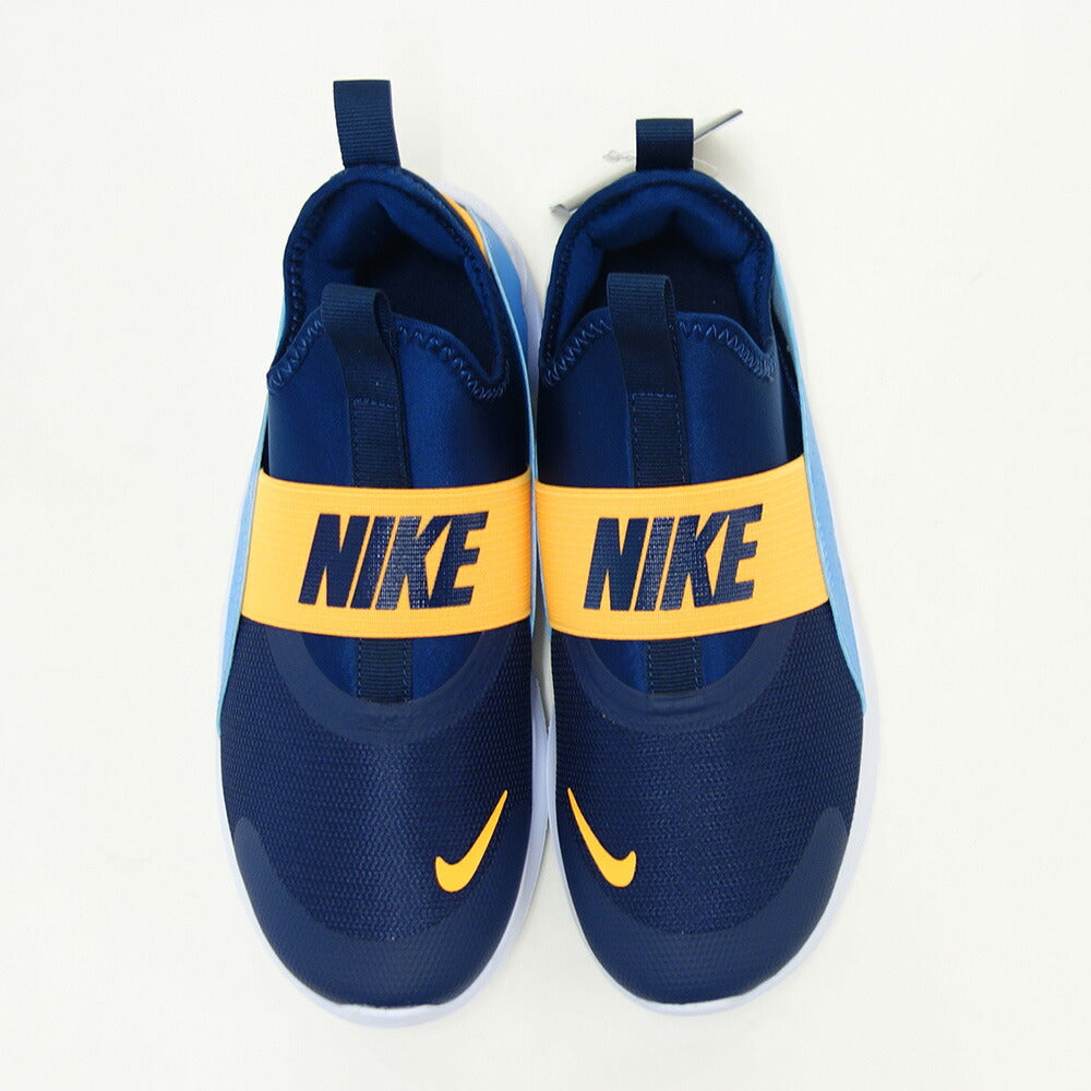 NIKEナイキIF2894403フレックスランナー4PSミッドナイトネイビー／オレンジ（キッズシューズ）ランニングスリッポン「靴」