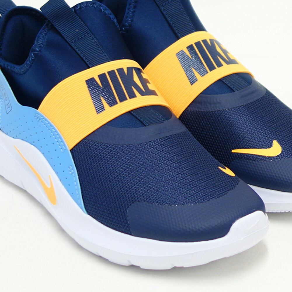NIKEナイキIF2894403フレックスランナー4PSミッドナイトネイビー／オレンジ（キッズシューズ）ランニングスリッポン「靴」