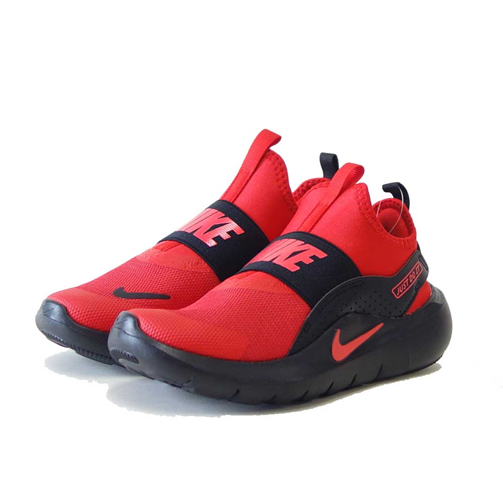 NIKEナイキIF2894608フレックスランナー4PSレッド／ブラック（キッズシューズ）ランニングスリッポン「靴」
