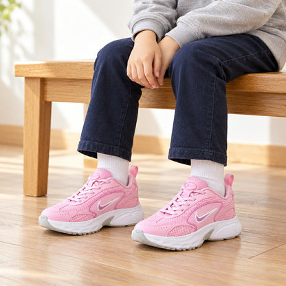 NIKEナイキストラトスシフト2000PSiq9830600PINKRISE/PLAYFULPINK-WHITE（キッズシューズ）ランニングゴムレース「靴」