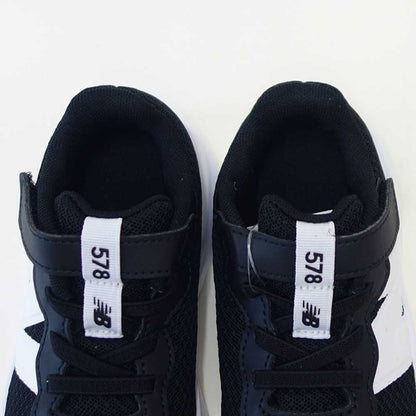 ニューバランスnewbalanceIT578BKブラック／ホワイト（リトルキッズスニーカー）マジックテープスニーカーインファント普段履き軽量「靴」
