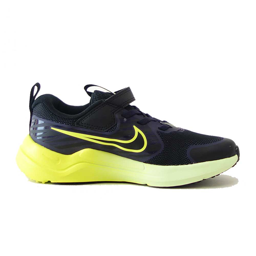 NIKEナイキスランナーLGTPSiu8572032BLACK/LEMONVENOM（キッズシューズ）ランニングゴムレース「靴」