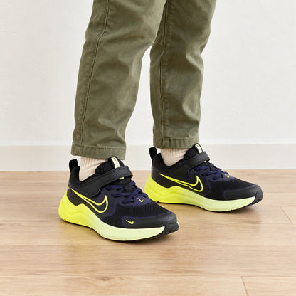 NIKEナイキスランナーLGTPSiu8572032BLACK/LEMONVENOM（キッズシューズ）ランニングゴムレース「靴」