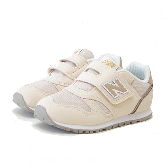 ニューバランスnewbalanceIZ373TM2ベージュ（インファントキッズスニーカー）マジックテープスニーカーベビー「靴」