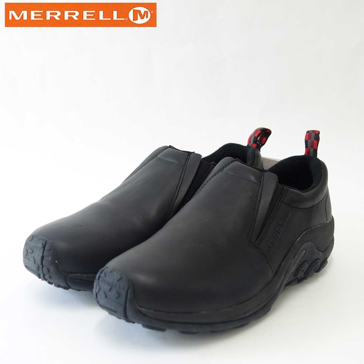 MERRELL メレル ジャングルモックレザー（メンズ） Jungle moc Leather 567113 ブラック エアークッションで快適ウォーク 「靴」