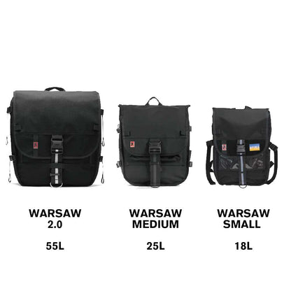 CHROME クローム WARSAW SMALL BACKPACK 18L（ワルシャワ スモール 18L）   JP196UKR カラー：ブラック(UKRINE FLAG) 容量 18L 耐水 バックパック