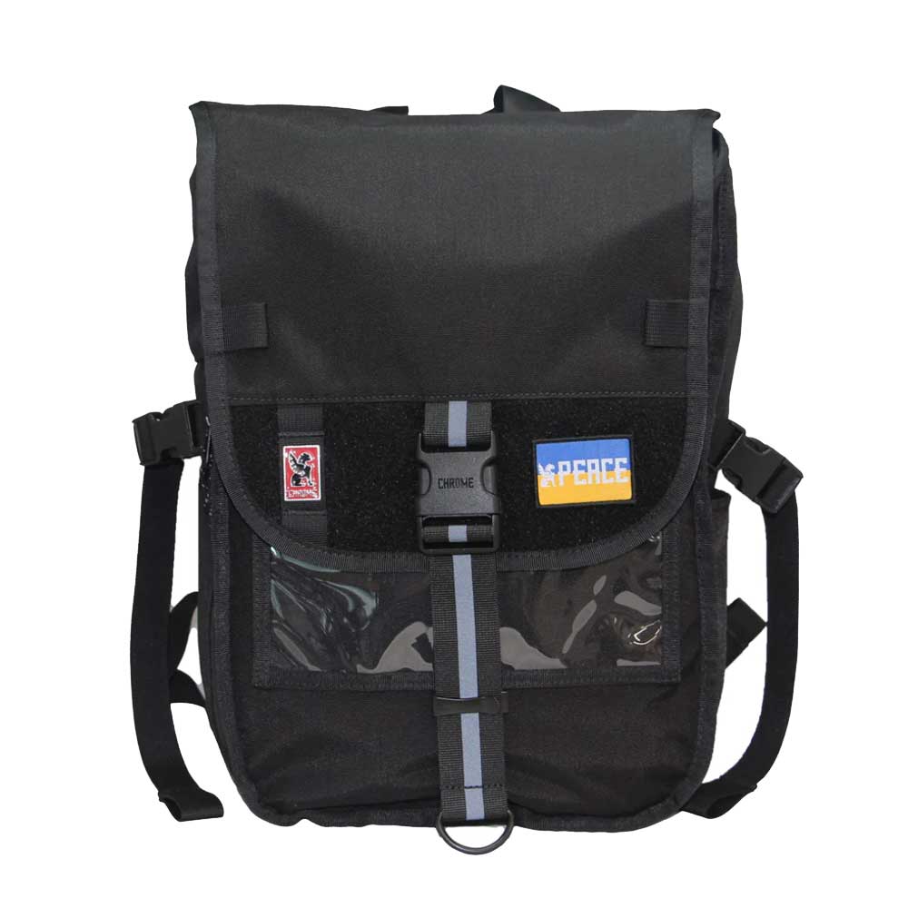 CHROME クローム WARSAW SMALL BACKPACK 18L（ワルシャワ スモール 18L）   JP196UKR カラー：ブラック(UKRINE FLAG) 容量 18L 耐水 バックパック