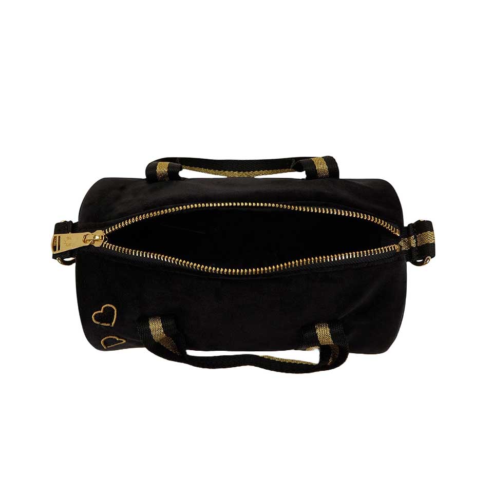 フレッドペリーバッグFREDPERRYAmyWinehouseMiniVelourBarrelBagL1185102(BLACK)ショルダーボストンバッグ