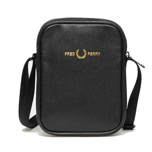 フレッドペリーバッグFREDPERRYSCOTCHGRAINLEATHERSIDEBAGL1189(102:BLACK)ショルダーボディバッグサイドバッグ
