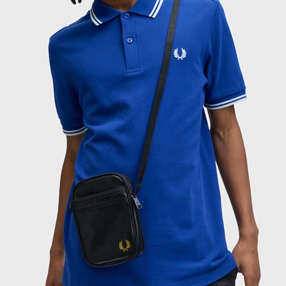 フレッドペリーバッグFREDPERRYTonalClassicSmallSideBagL2166(774:BLACK)ショルダーボディバッグサイドバッグ