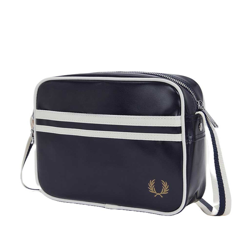 フレッドペリーバッグFREDPERRYClassicMiniShoulderBagL2168(D57：BLACK/ECRU)ショルダーボディバッグサイドバッグ