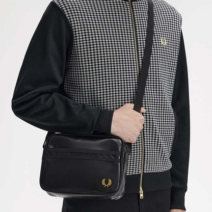 フレッドペリーバッグFREDPERRYTonalClassicMiniShoulderBagL2169(774:BLACK)ショルダーボディバッグサイドバッグ