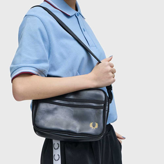 フレッドペリーバッグFREDPERRYTonalClassicMiniShoulderBagL2169(774:BLACK)ショルダーボディバッグサイドバッグ