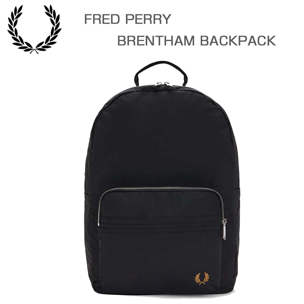 FREDPERRYフレッドペリーBrenthamBackpackL2177102（ブラック）リュックバックパック