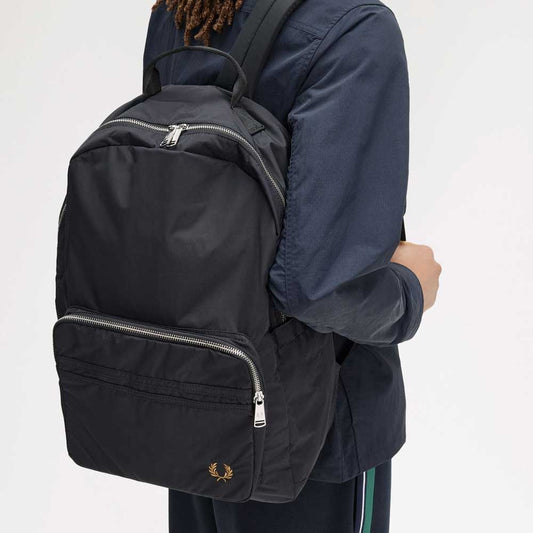 FREDPERRYフレッドペリーBrenthamBackpackL2177102（ブラック）リュックバックパック