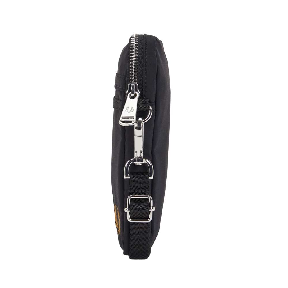 フレッドペリーバッグFREDPERRYBrenthamSmallSideBagL2179(102:BLACK)ショルダーボディバッグサイドバッグ