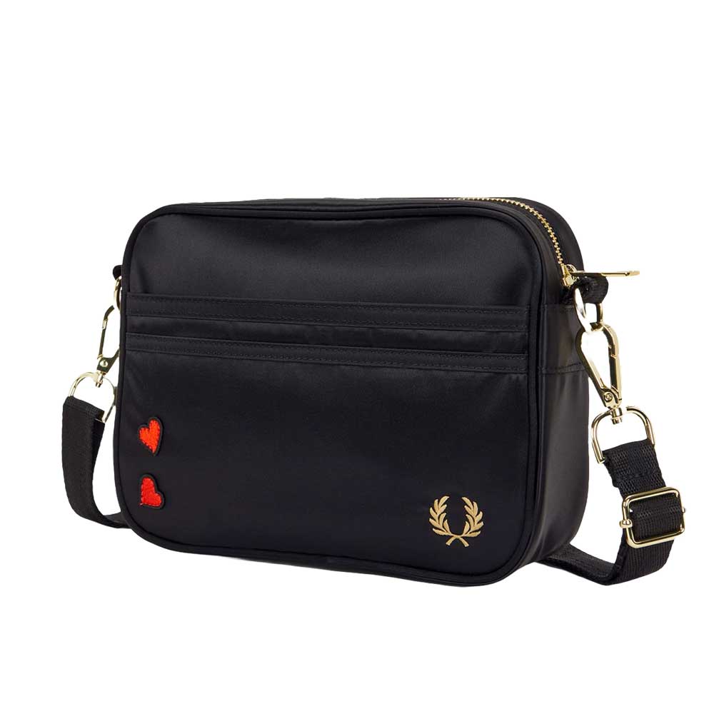 フレッドペリーバッグFREDPERRYAmyWinehouseMiniShoulderBagL2800102(BLACK)ショルダーバッグ