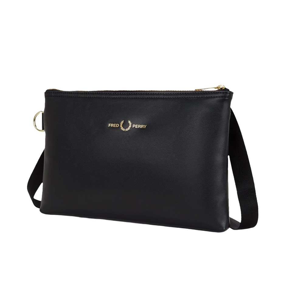 フレッドペリーバッグFREDPERRYSMOOTHLEATHERSACOCHEL2801(102:BLACK)ショルダーボディバッグサイドバッグ