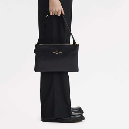 フレッドペリーバッグFREDPERRYSMOOTHLEATHERSACOCHEL2801(102:BLACK)ショルダーボディバッグサイドバッグ