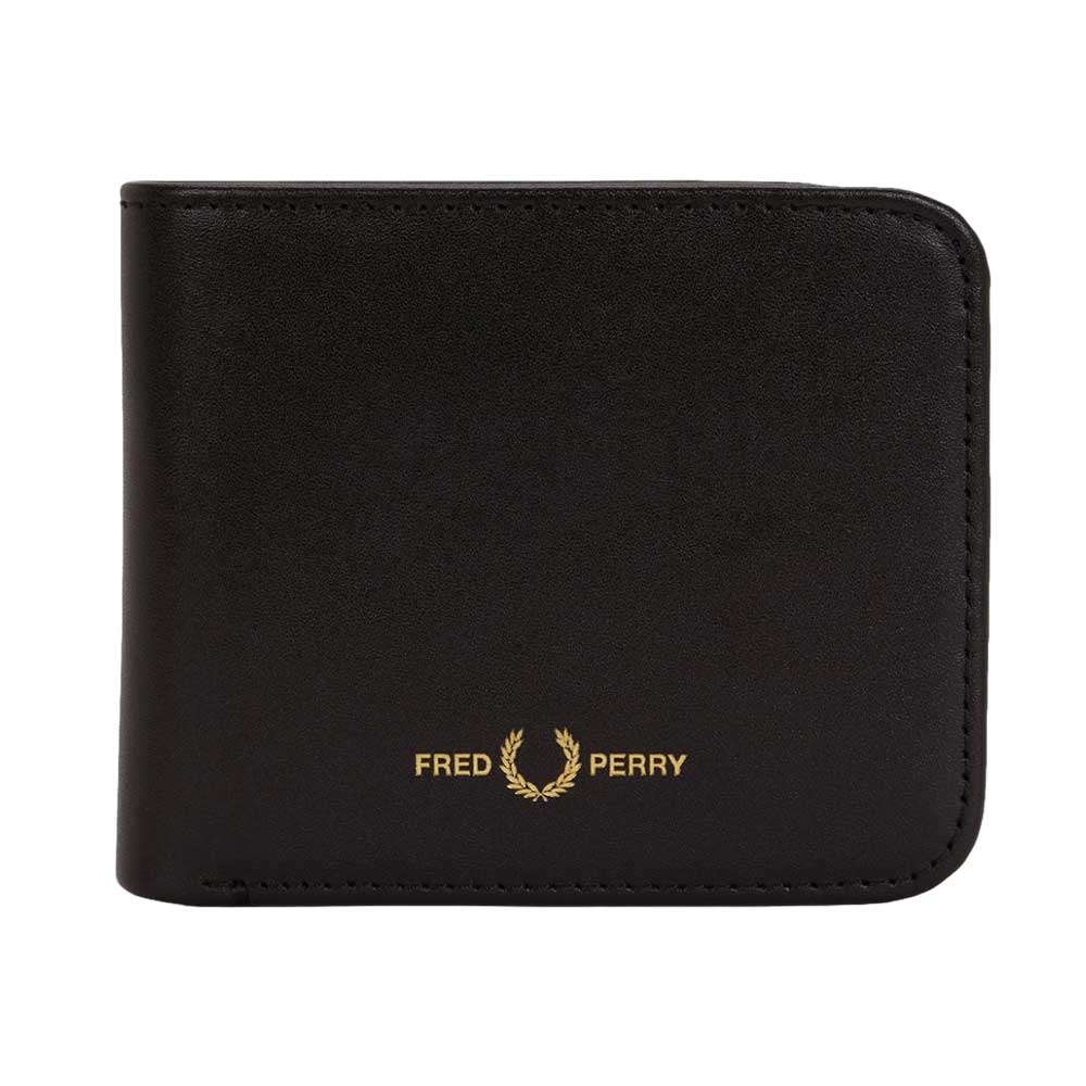 FREDPERRYフレッドペリーSmoothLeatherBillfoldWalletL2803102（ブラック）本革財布二つ折り