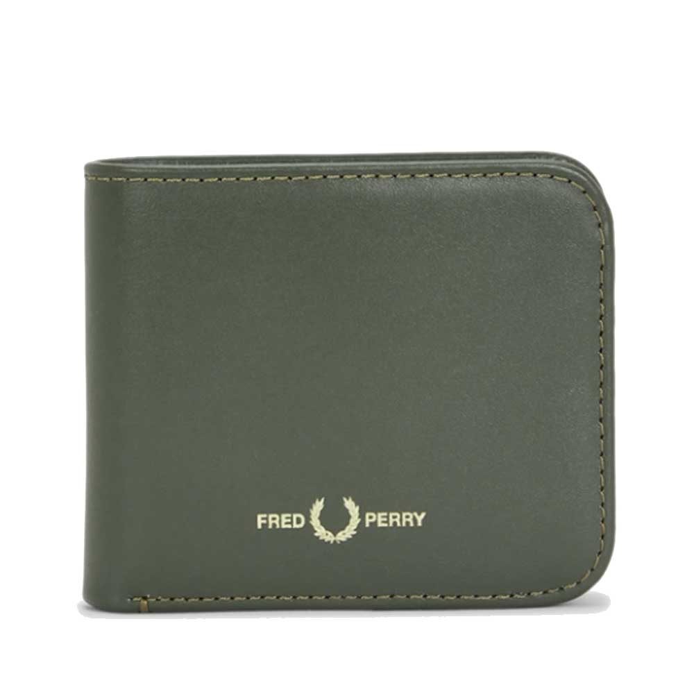 FREDPERRYフレッドペリーSmoothLeatherBillfoldWalletL2803X21（LAURELWREATH）本革財布二つ折り