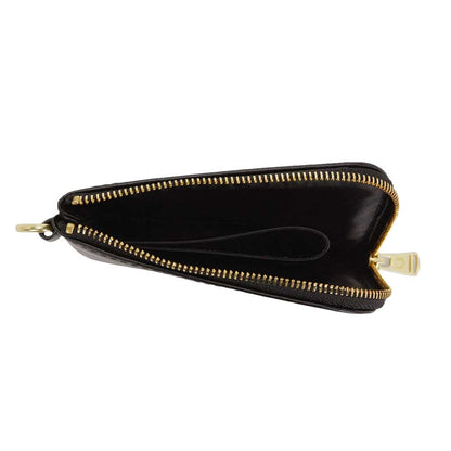FREDPERRYフレッドペリーSmoothLeatherZipL2803102（ブラック）本革財布コンパクト小銭入れ