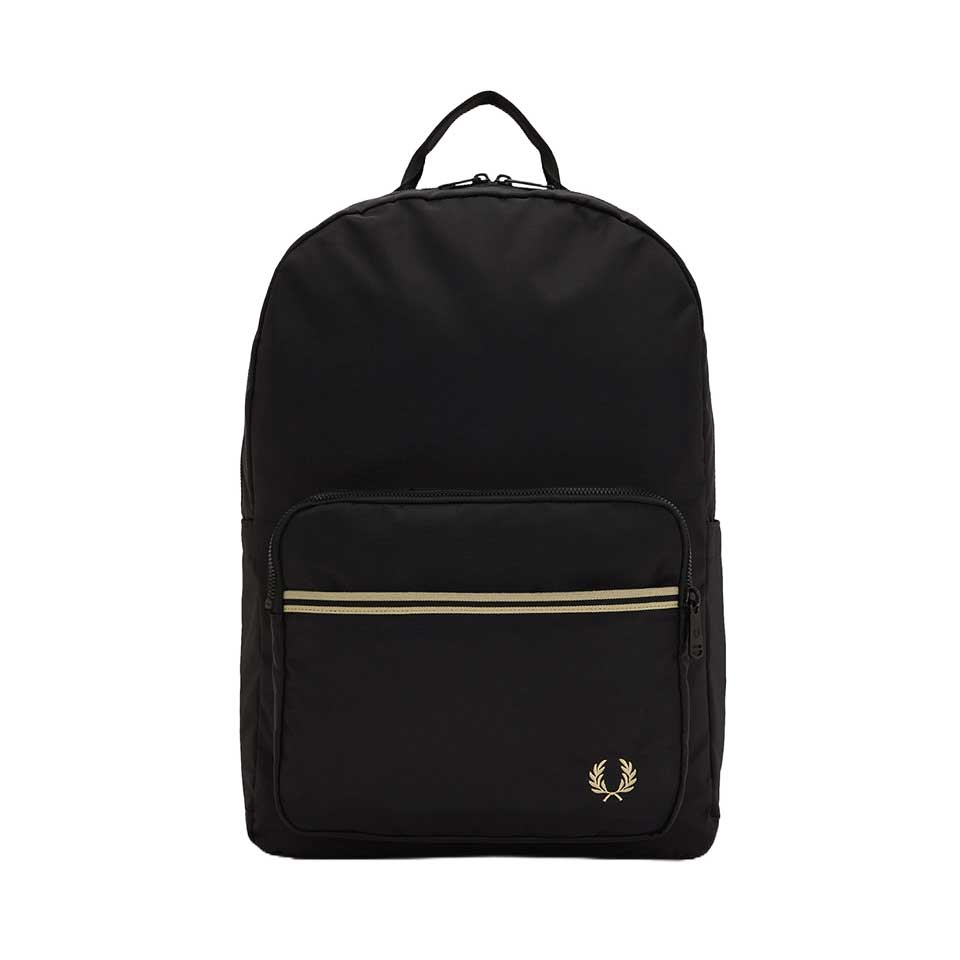 FREDPERRYフレッドペリーTippedTapeBackpackL2807102（ブラック）リュックバックパック