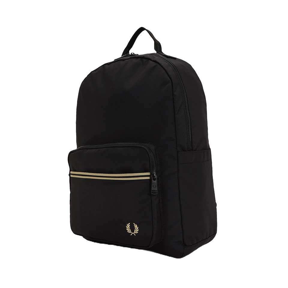 FREDPERRYフレッドペリーTippedTapeBackpackL2807102（ブラック）リュックバックパック